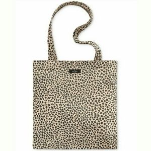 Kate Spade NY Animal Print Canvas Shopper Tote Bag